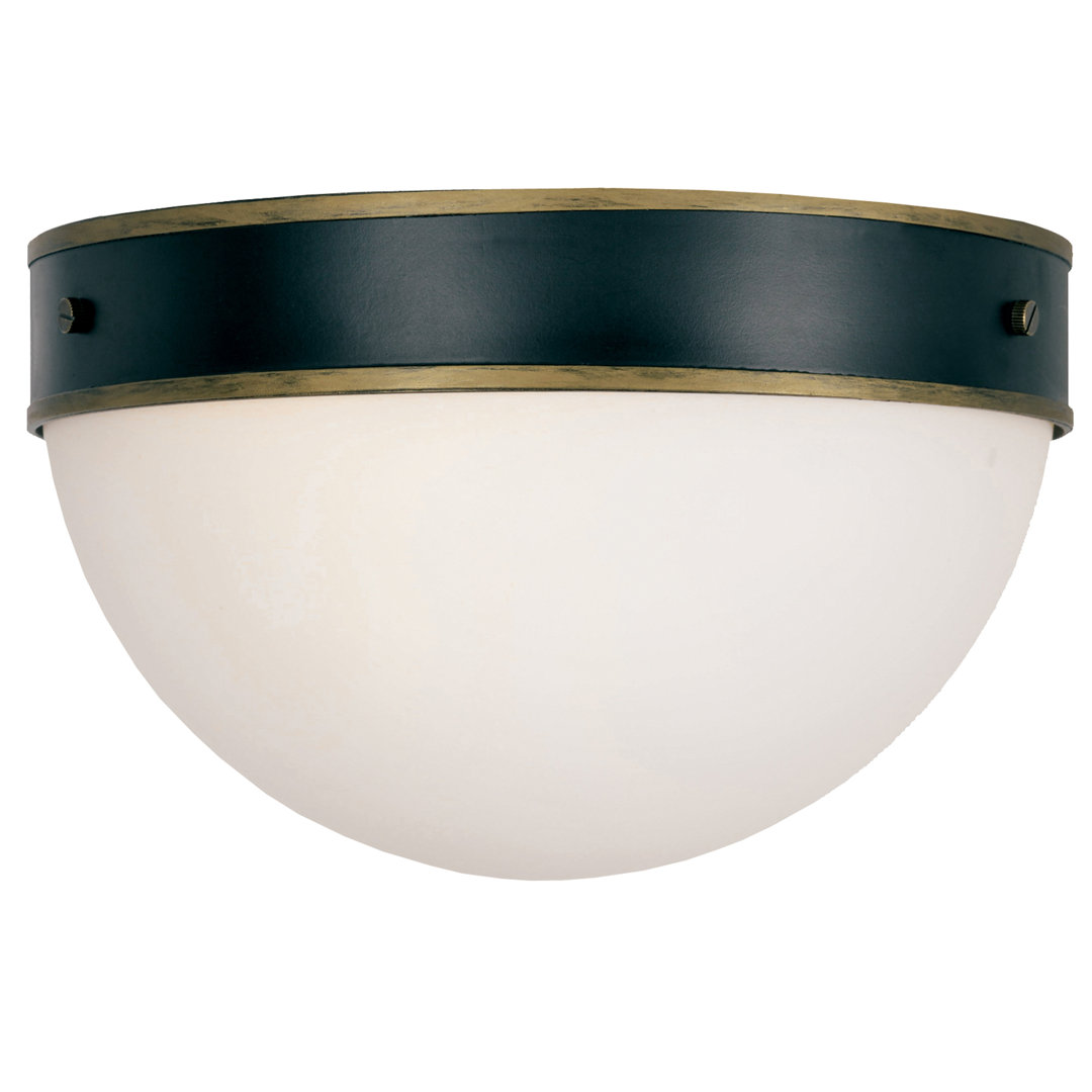 Marie Matte Black 12" W Outdoor Ceiling Mount